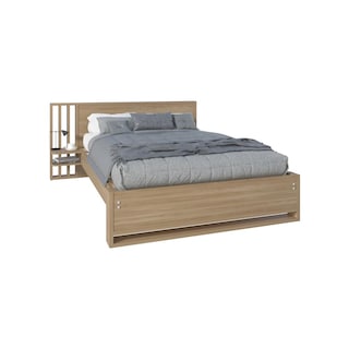 Foto 2 | Cama Doble Vanez Fresno Europeo Con Espaldar Alto Virtual Muebles