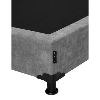 Foto 3 | Box Dicasa Matrimonial Color Gris Oscuro