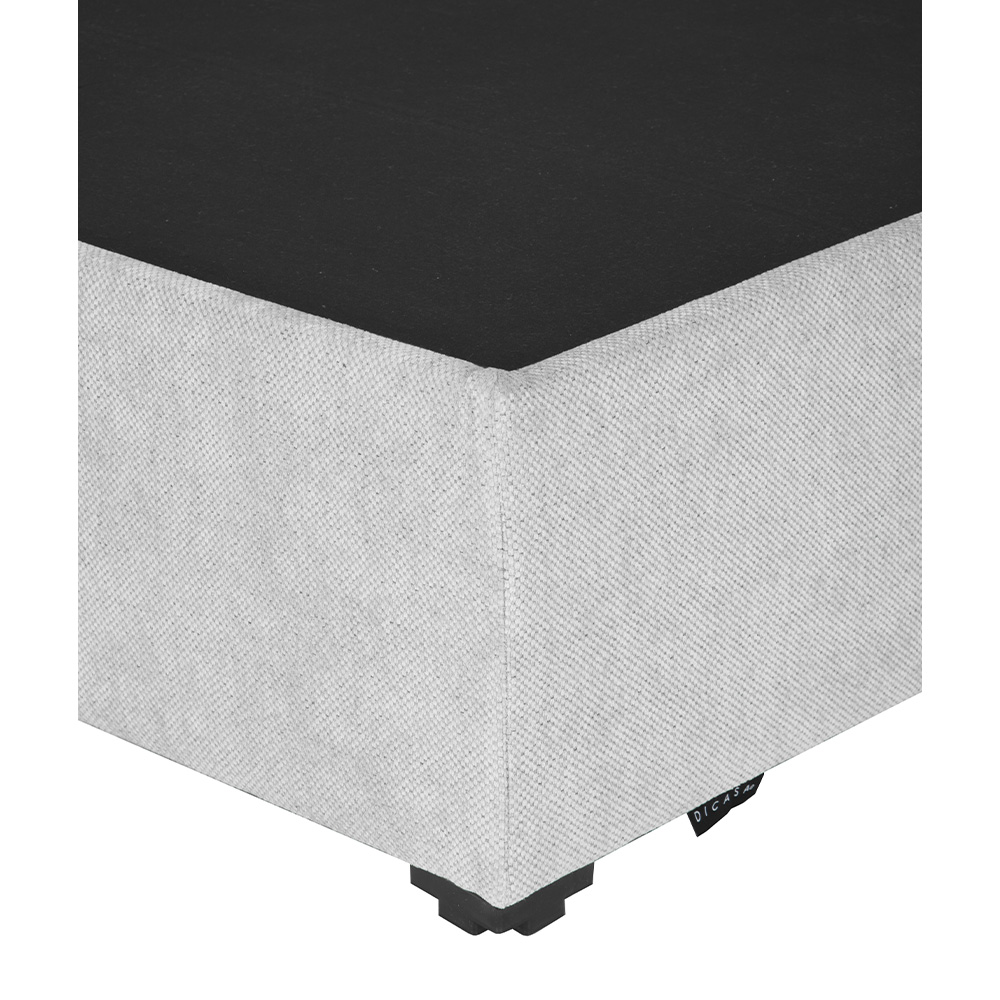 Foto 4 pulgar | Base Cama Dicasa Individual Color Gris