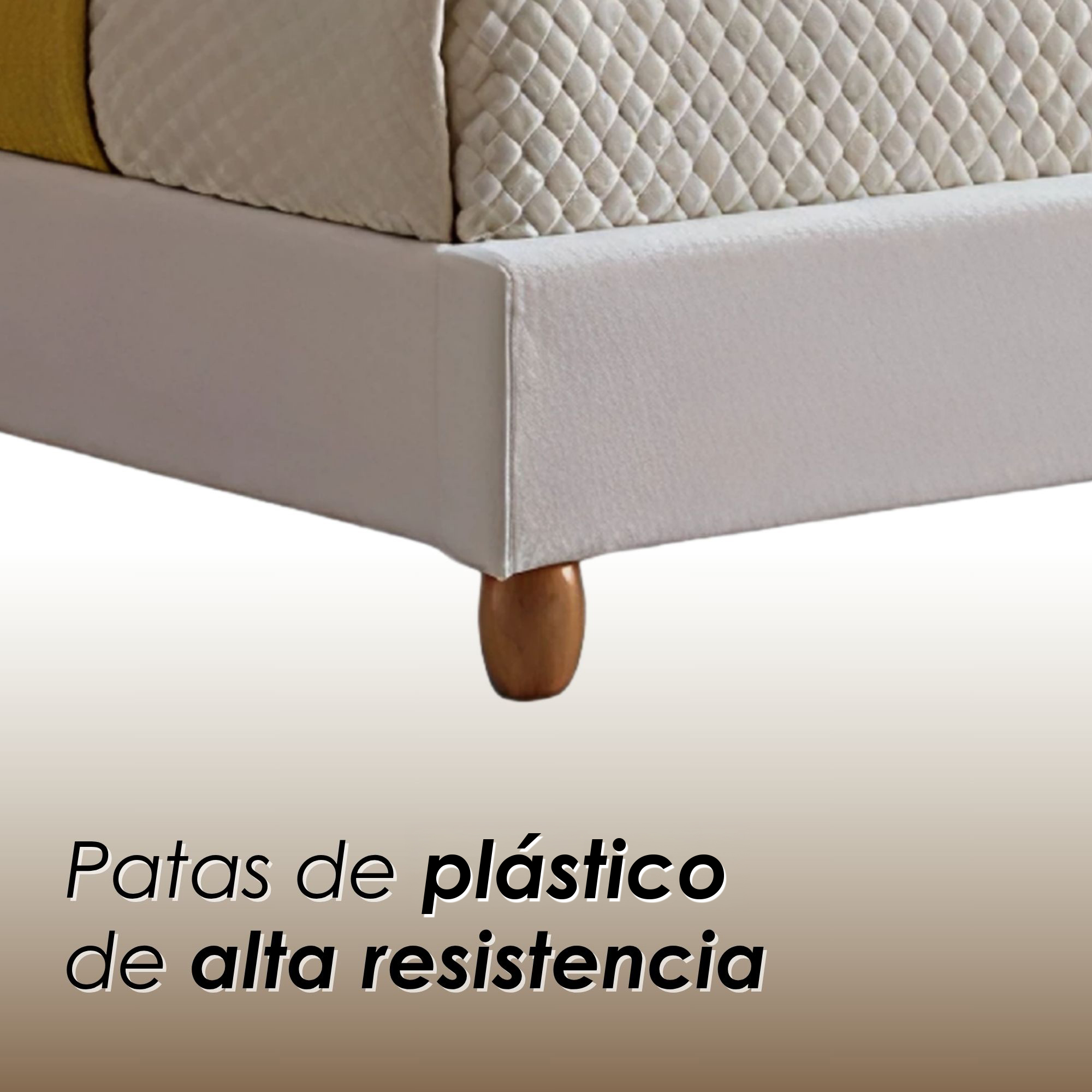Foto 9 pulgar | Ilios Innova | Base De Cama Matrimonial Con Cabecera Arco Tapizada En Lino. Diseño Moderno Minimalista Blanco.