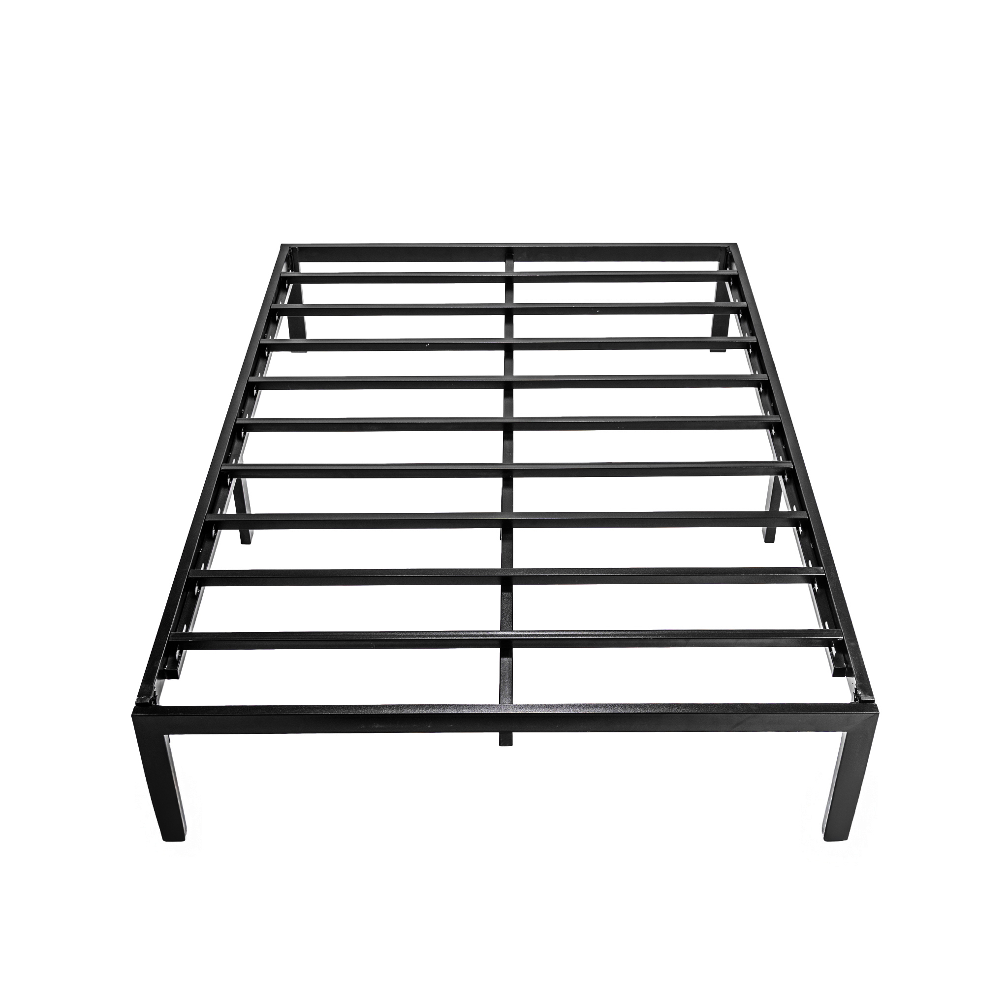 Base de Cama Matrimonial Metalica Armable Negro