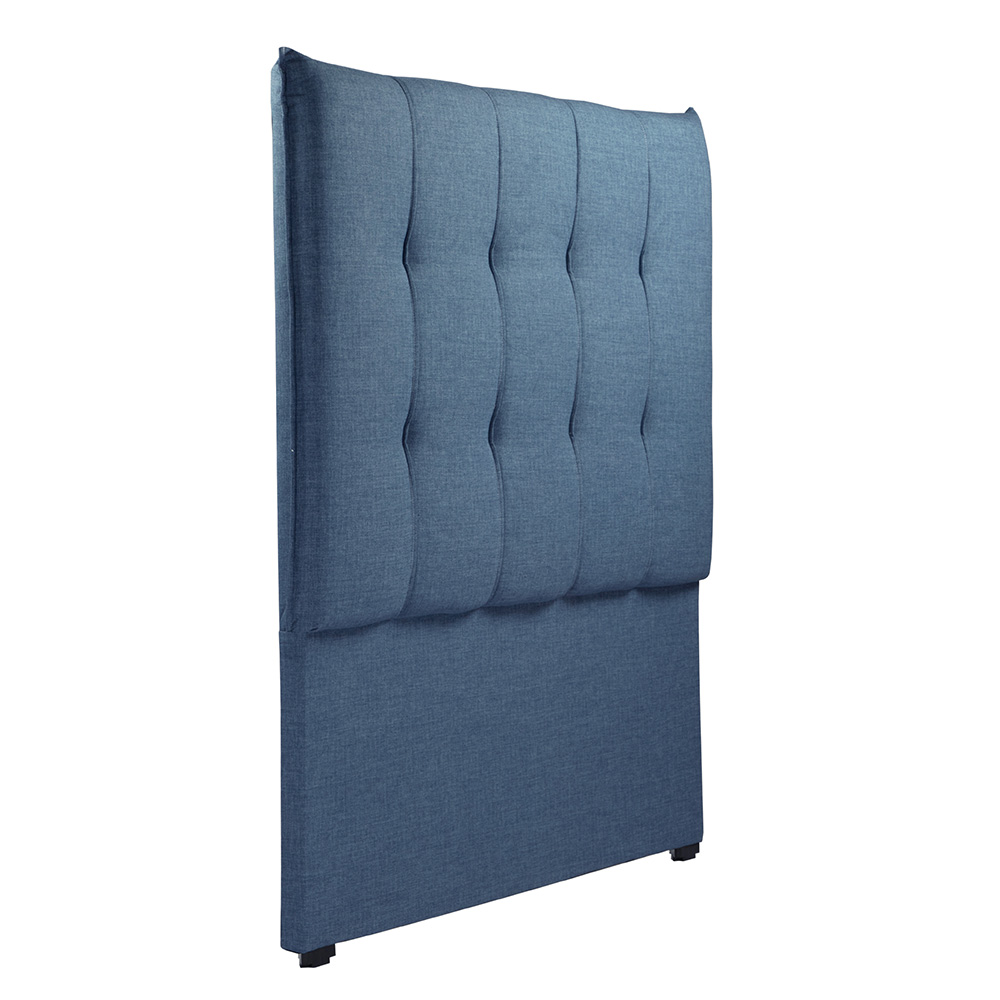 Foto 2 | Cabecera Dicasa Kenzo Color Azul King Size + Base Cama Slim Dicasa Color Azul + Almohada Royal Twin + Sábanas Royal