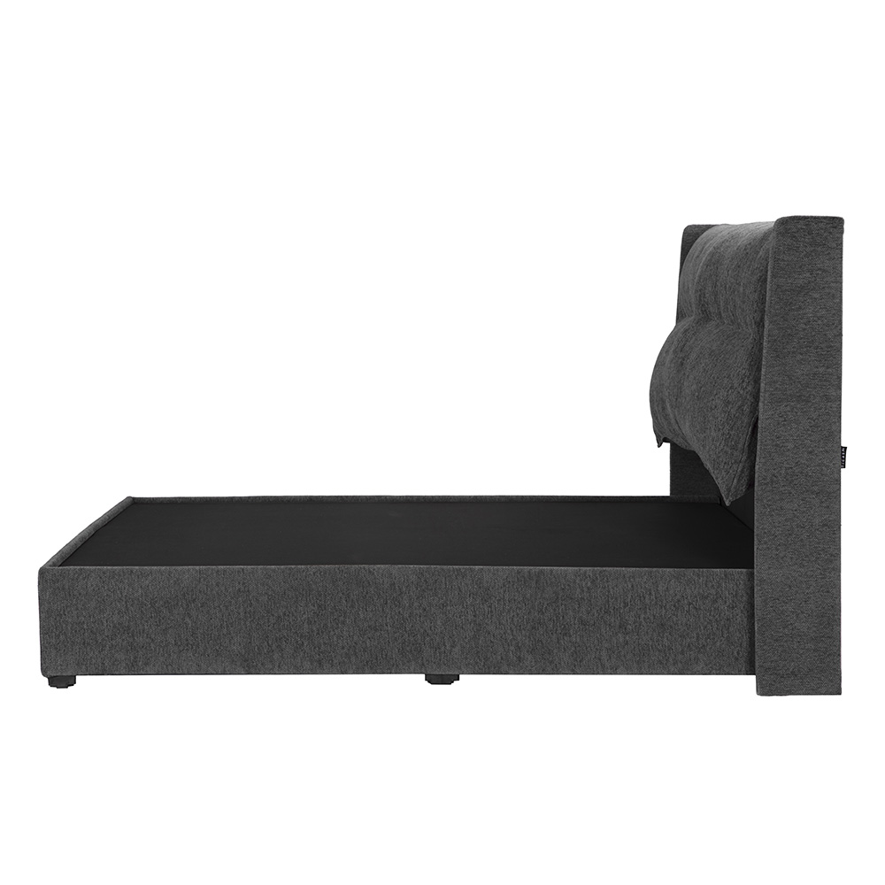 Foto 4 pulgar | Cabecera Rogga Becca Color Gris Oxford Queen Size + Base Cama