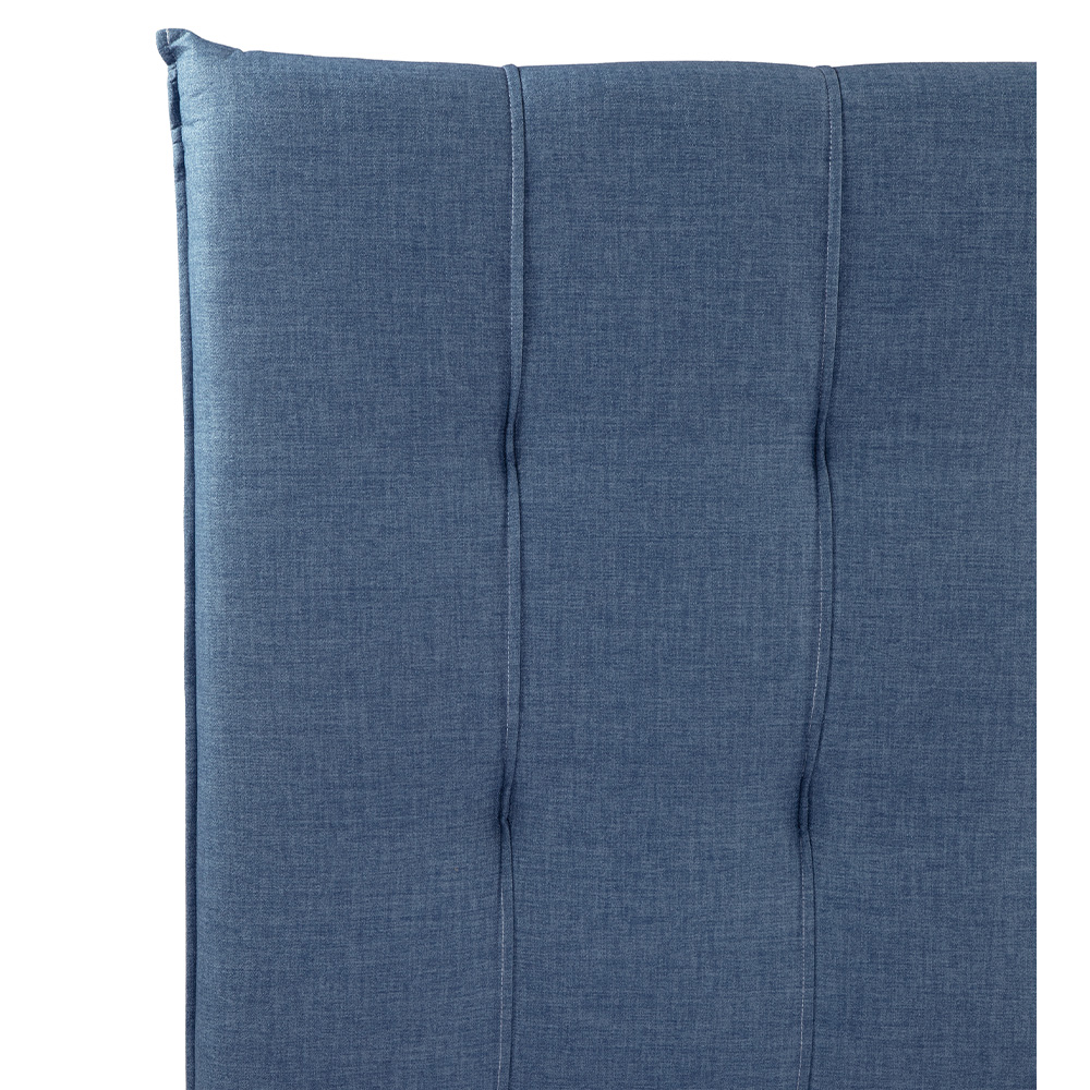 Foto 4 pulgar | Cabecera Dicasa Kenzo Color Azul Matrimonial + Base Cama Slim Dicasa Color Azul + Almohada Royal Twin + Sábanas Royal