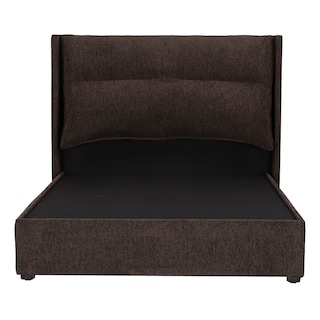 Foto 2 | Cabecera Rogga Becca Color Chocolate Queen Size + Base Cama