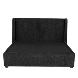 Foto 2 | Cabecera+base Cama Dicasa Milan Color Black Matrimonial + Base Cama