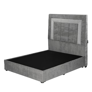 Foto 2 | Cabecera+base Cama Dicasa Bora Color Storm Grey Individual + Base Cama