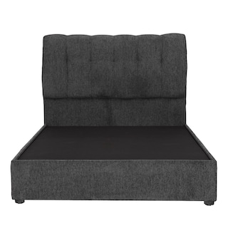 Foto 2 | Cabecera Dicasa Nube Color Gris Oxford Individual + Base Cama
