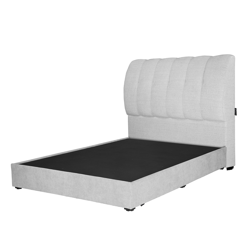 Foto 1 | Cabecera Dicasa Nube Color Gris Matrimonial + Base Cama