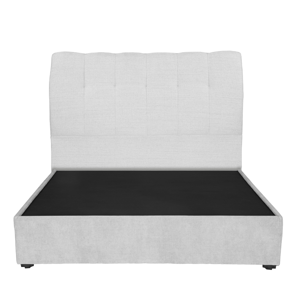 Foto 3 pulgar | Cabecera Dicasa Nube Color Gris Matrimonial + Base Cama