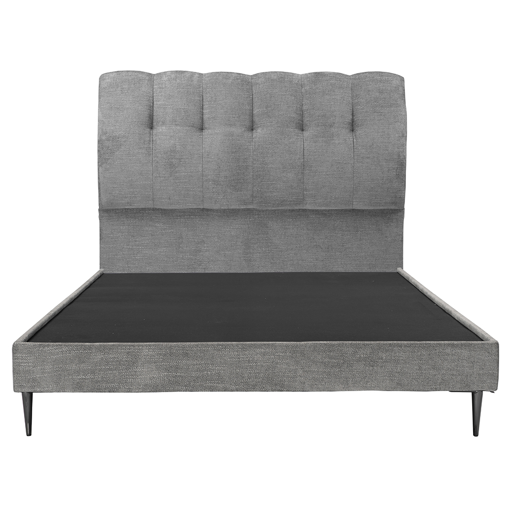 Foto 2 pulgar | Cabecera Dicasa Nube Color Storm Grey Matrimonial + Base Cama Slim