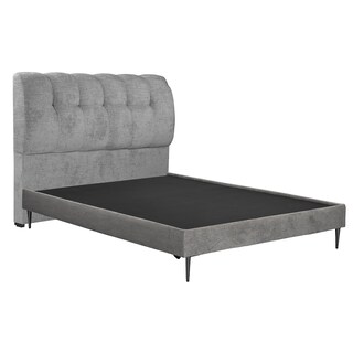 Foto 2 | Cabecera Dicasa Nube Color Storm Grey Matrimonial + Base Cama Slim