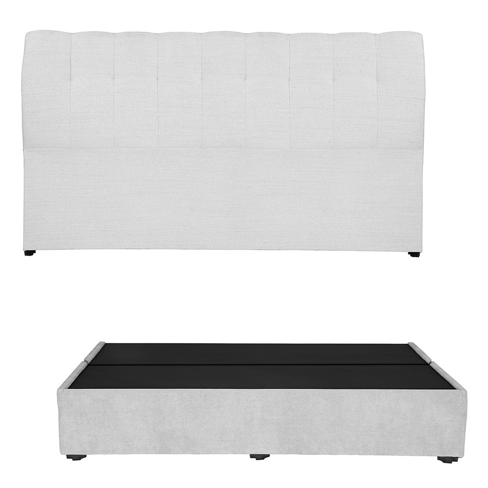 Foto 1 | Cabecera Dicasa Nube Color Gris King Size + Base Cama