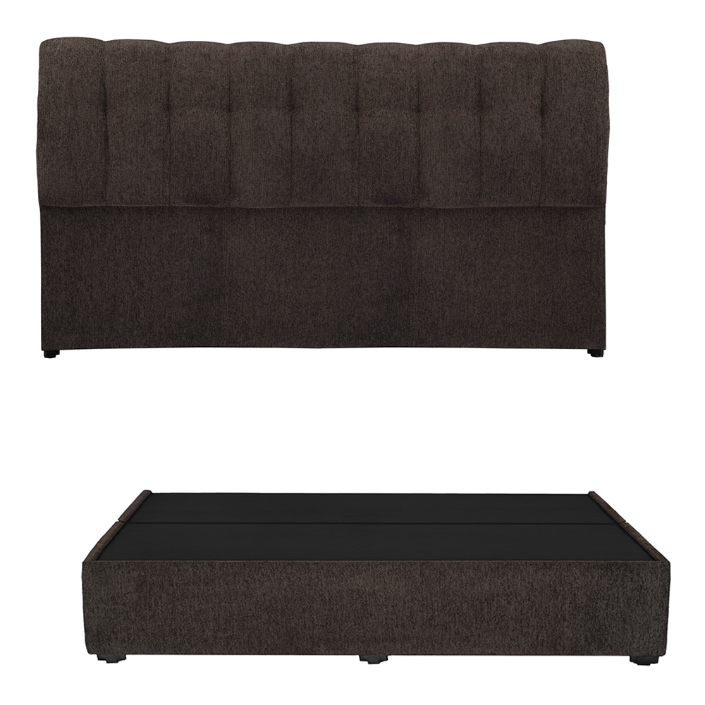 Foto 1 | Cabecera Dicasa Nube Color Chocolate King Size + Base Cama