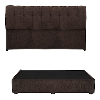 Foto 1 | Cabecera Dicasa Nube Color Chocolate King Size + Base Cama