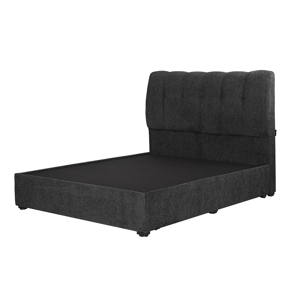 Foto 2 pulgar | Cabecera Dicasa Nube Color Black Matrimonial + Base Cama