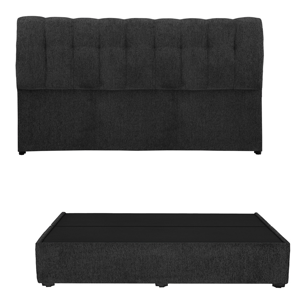 Foto 1 | Cabecera Dicasa Nube Color Black King Size + Base Cama