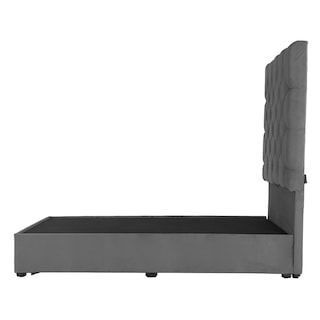 Foto 3 | Cabecera Dicasa Capri Grey Matrimonial + Base Cama + Almohada 2pack + Protector Cloud + Sábanas Softy + Edredón Homy