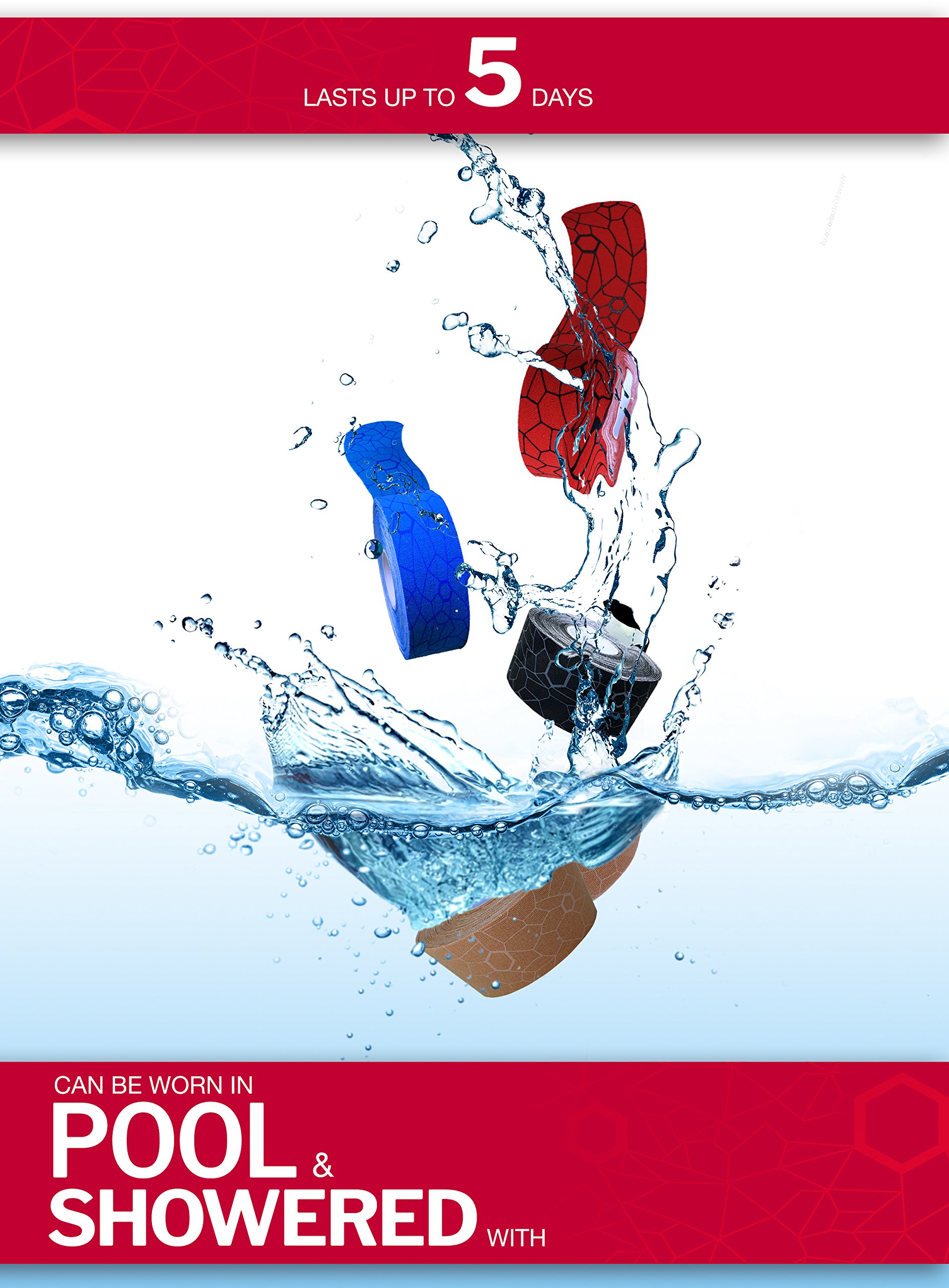 Foto 5 pulgar | Cinta Kinesiológica Theraband Impermeable Para Soporte Muscular Y Articular - Venta Internacional.