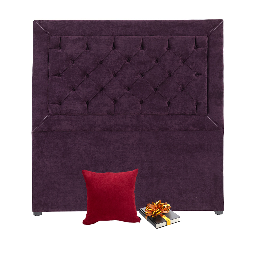 Cabecera Dicasa Mary color Morado King Size