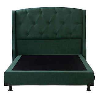 Foto 1 | Cabecera Dicasa Mary + Box Dicasa Quantum color Gris Claro Queen Size