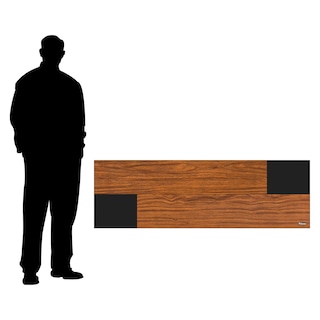 Foto 5 | Cabecera Flotante para Cama Queen Playcon 151 x 1.6 cm Tablero Negro Tzalam