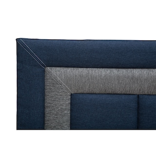 Foto 3 | Cabecera Dicasa Bora color Azul y Gris King Size