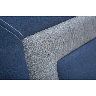 Foto 4 | Cabecera Dicasa Bora color Azul y Gris King Size