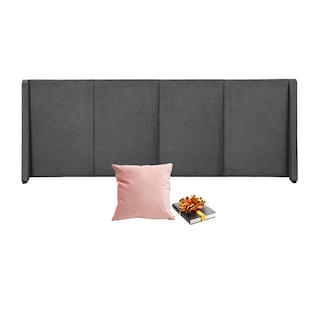 Foto 1 | Cabecera Dicasa Milan color Gris King Size