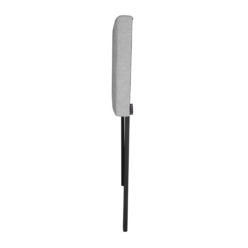 Foto 4 pulgar | Cabecera Dicasa Bilbao color Gris Queen Size