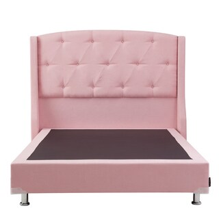 Foto 4 | Cabecera Dicasa Zefyr Pink color Rosa + Box Dicasa Zefyr Pink color Rosa Queen Size