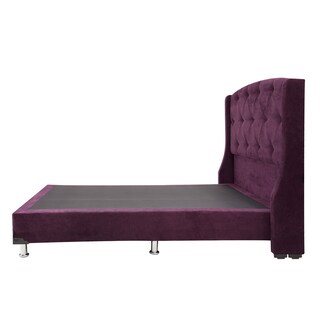 Foto 1 | Cabecera Dicasa Zefyr Velvet color Púrpura + Box Dicasa Zefyr Velvet color Púrpura King Size
