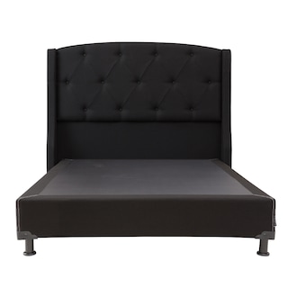 Foto 1 | Cabecera Dicasa Zefyr Black color Negro más Box Dicasa Zefyr Black color Negro Queen Size