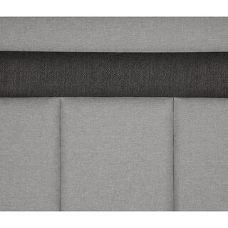 Foto 4 | Cabecera Dicasa Bora color Gris con Franja Carbón Queen Size