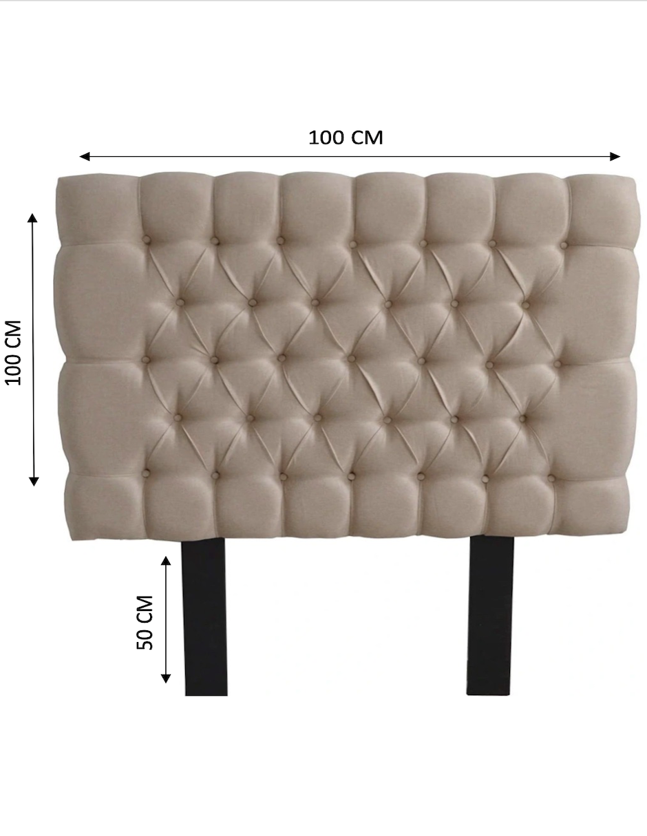 Foto 5 pulgar | Cabecera El Bazar Store Sooho Individual Color Beige
