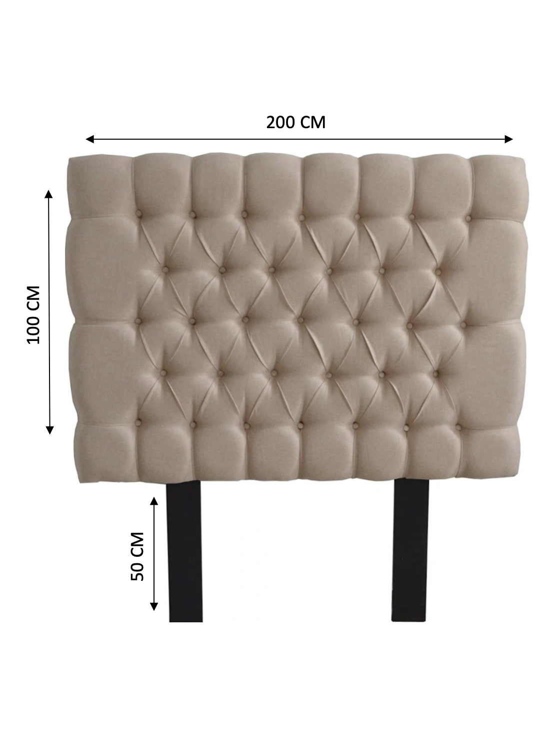 Foto 5 pulgar | Cabecera  King Size El Bazar Store Soho Beige