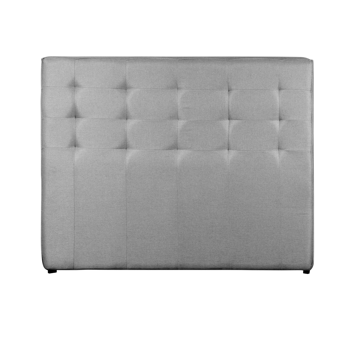 Cabecera Matrimonial De Madera De Pino, Roomi Color Gris