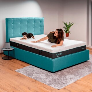 Foto 2 | Cabecera Queen Size De Madera De Pino, Roomi Explorer Color Azul
