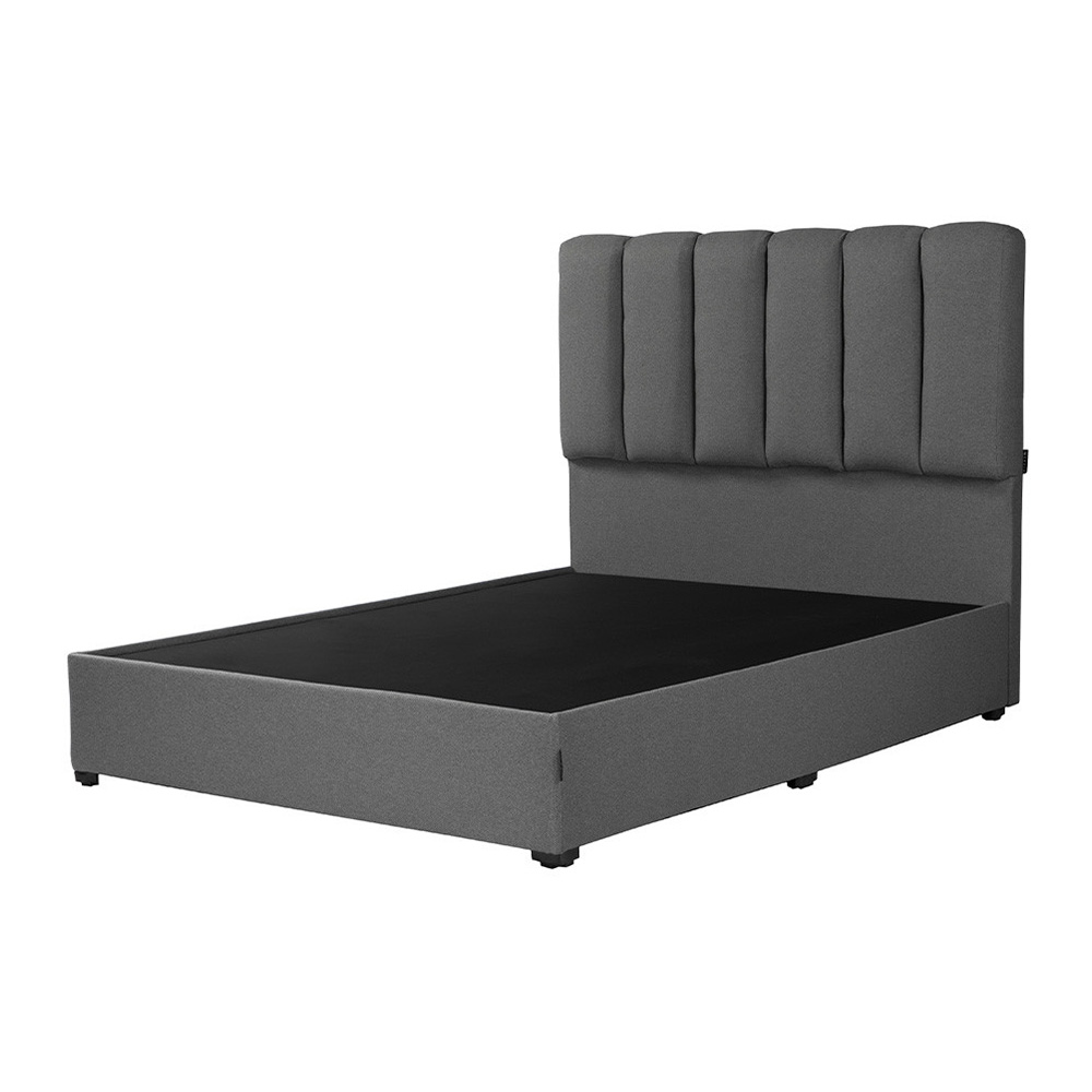 Foto 2 | Cabecera Dicasa Kami Gris + Base Cama Dicasa Belt Gris Matrimonial