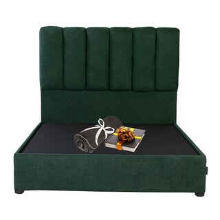 Foto 1 | Cabecera Dicasa Kami Verde + Base Cama Dicasa Belt Verde Matrimonial
