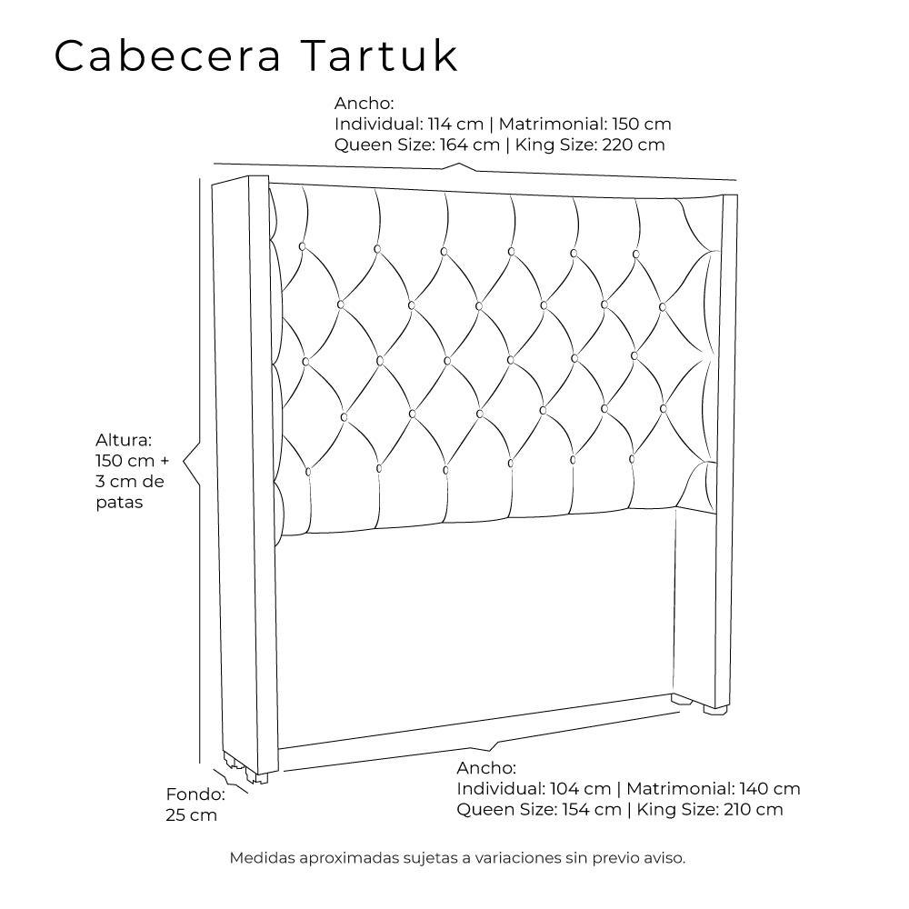 Foto 6 | Cabecera Dicasa Tartuk Palo de Rosa Individual