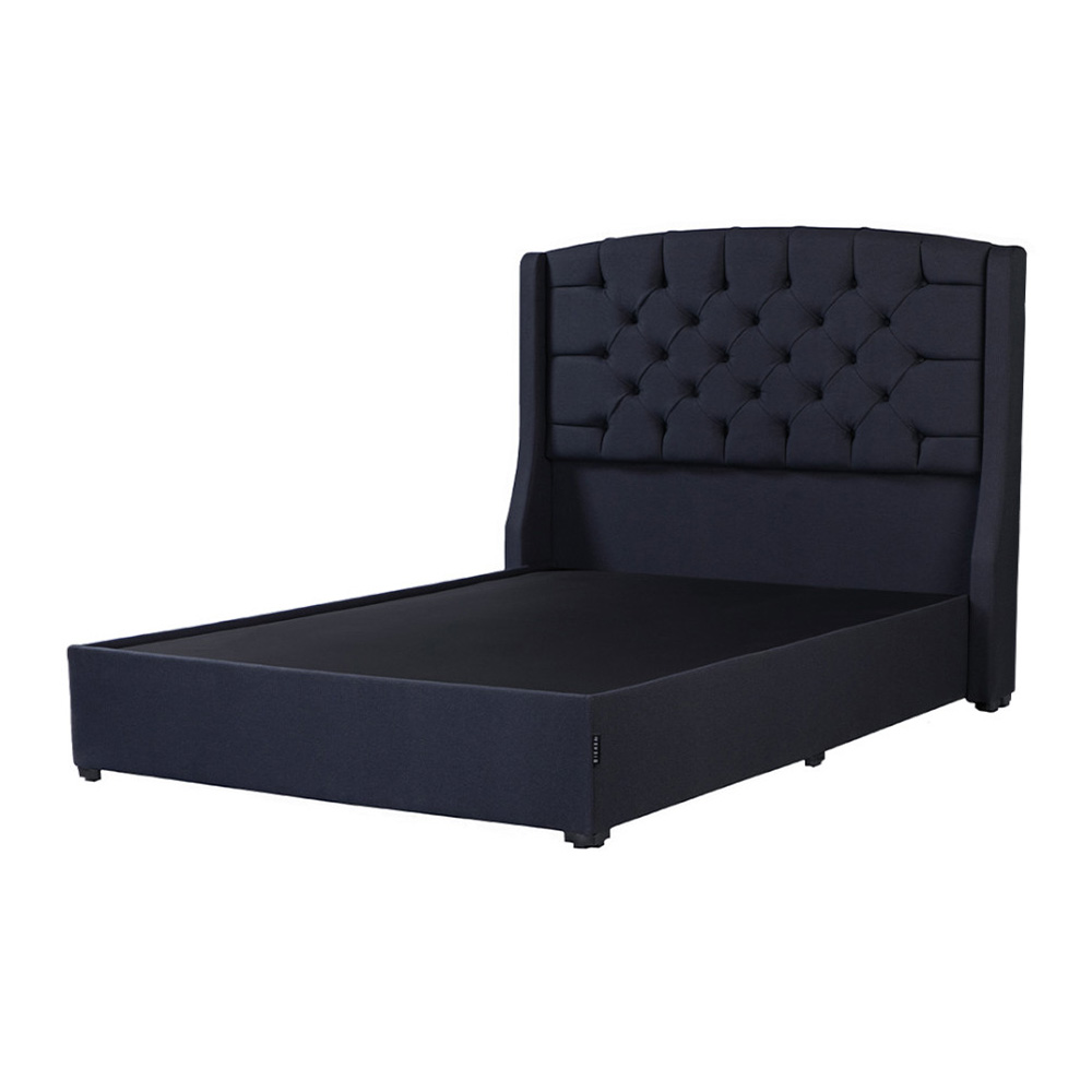 Cabecera Dicasa Sitka más Base Cama Dicasa Orlando Azul Matrimonial