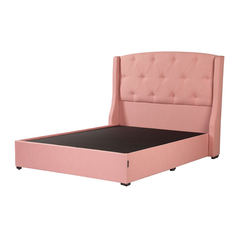 Foto 3 pulgar | Cabecera Dicasa Zefyr + Base Cama Dicasa Havol color Palo de Rosa Individual