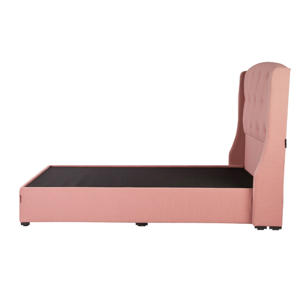 Foto 4 pulgar | Cabecera Dicasa Zefyr + Base Cama Dicasa Havol color Palo de Rosa Individual
