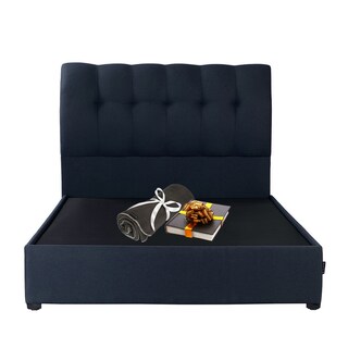 Foto 1 | Cabecera Dicasa Nube más Base Cama Dicasa Orlando Azul Matrimonial