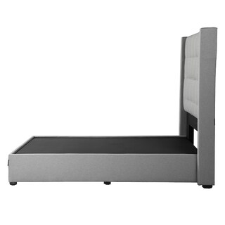 Foto 3 | Cabecera Dicasa Titan + Base Kuant Gris Individual