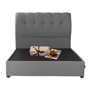 Foto 1 | Cabecera Dicasa Nube + Base Cama Dicasa Orlando Gris Matrimonial