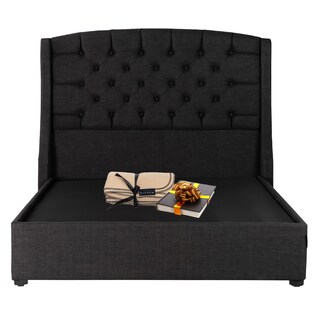 Foto 1 | Cabecera Dicasa Sitka + Base Belt Negro Queen Size