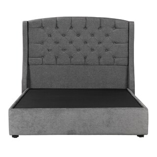 Foto 2 | Cabecera Dicasa Sitka + Base Cama Dicasa Nizzo Gris Oscuro Matrimonial