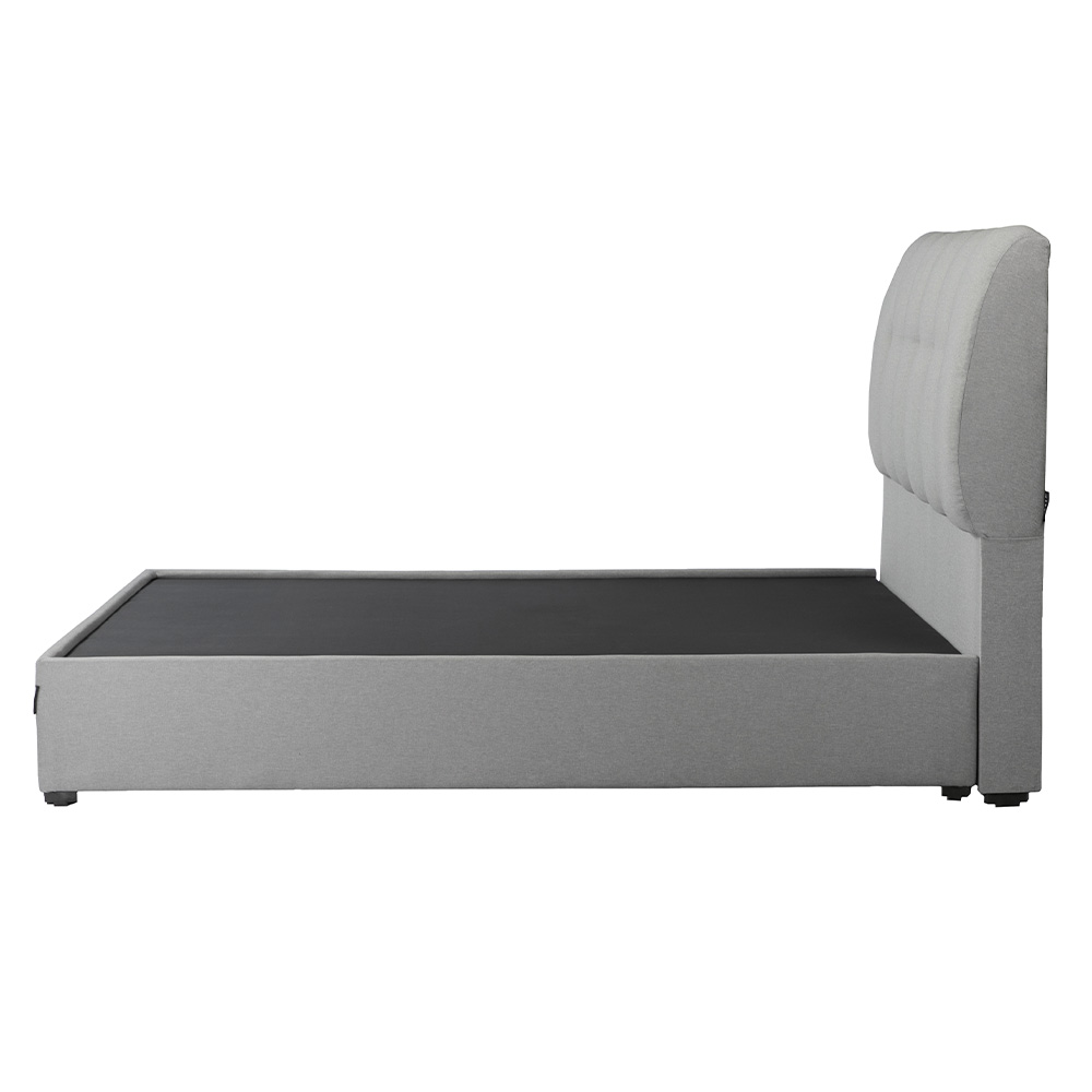 Foto 4 pulgar | Cabecera Dicasa Nube + Base Cama Dicasa Kuant Gris Individual